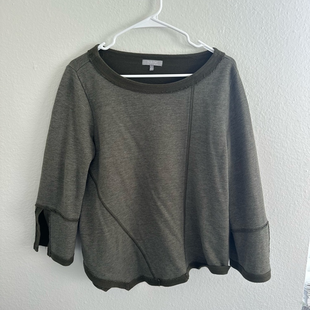Habitat faded-green pullover